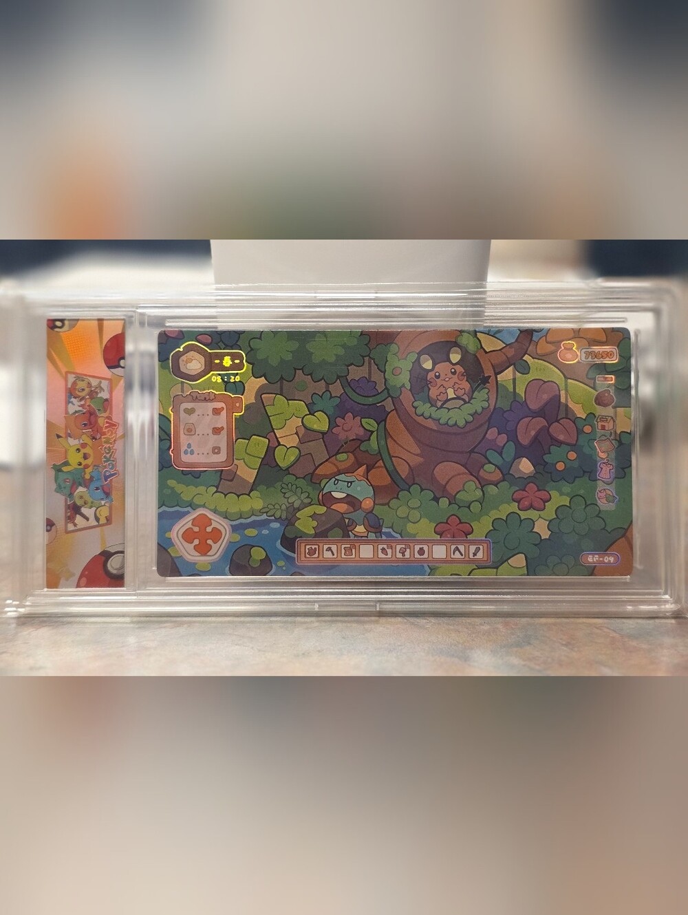 Pokemon Dedenne And Chewtle In A Cute Forest Scene Art Slab